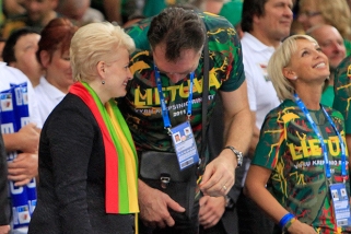 D.Grybauskaitė palaikys "Žalgirį" Belgrade